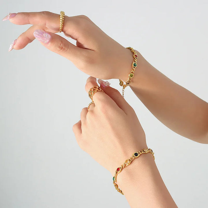 Eira Bracelet and Necklace Set