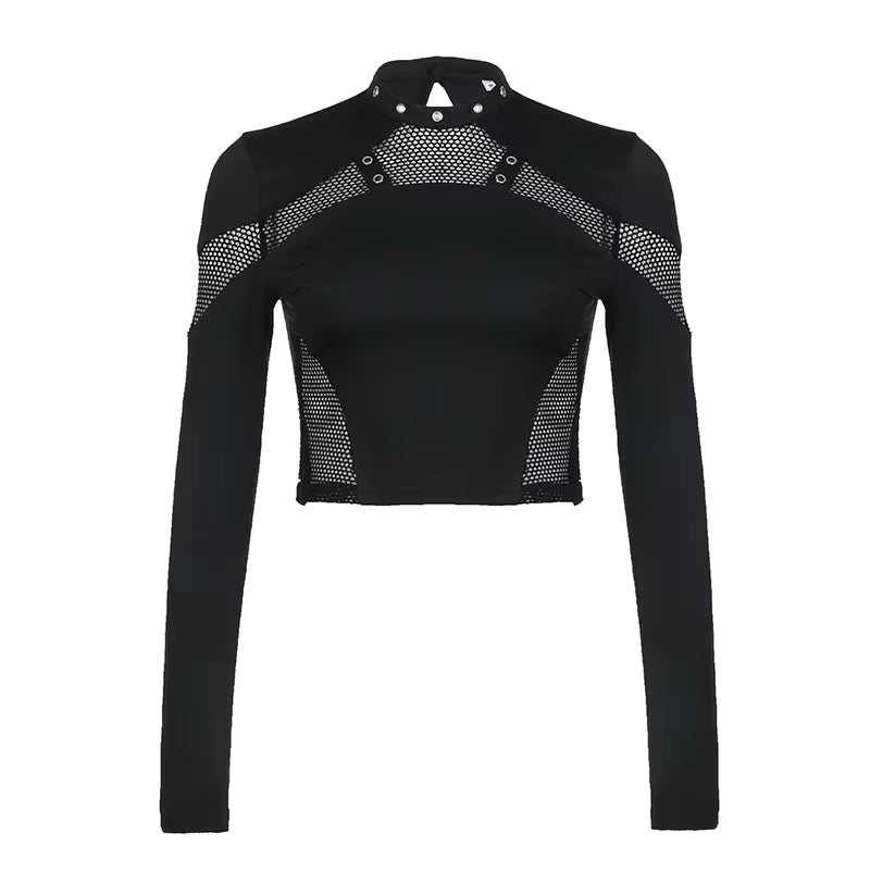 Alana Meshwork Top