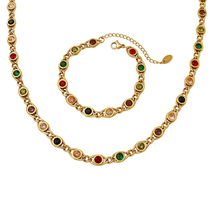 Eira Bracelet and Necklace Set