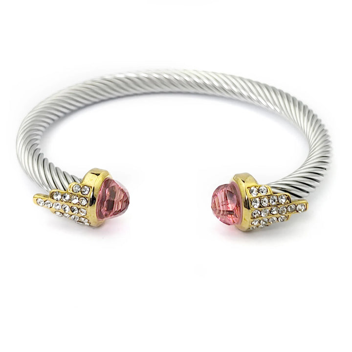 Aphrodite Drip Mixed Metal Bracelet Stack