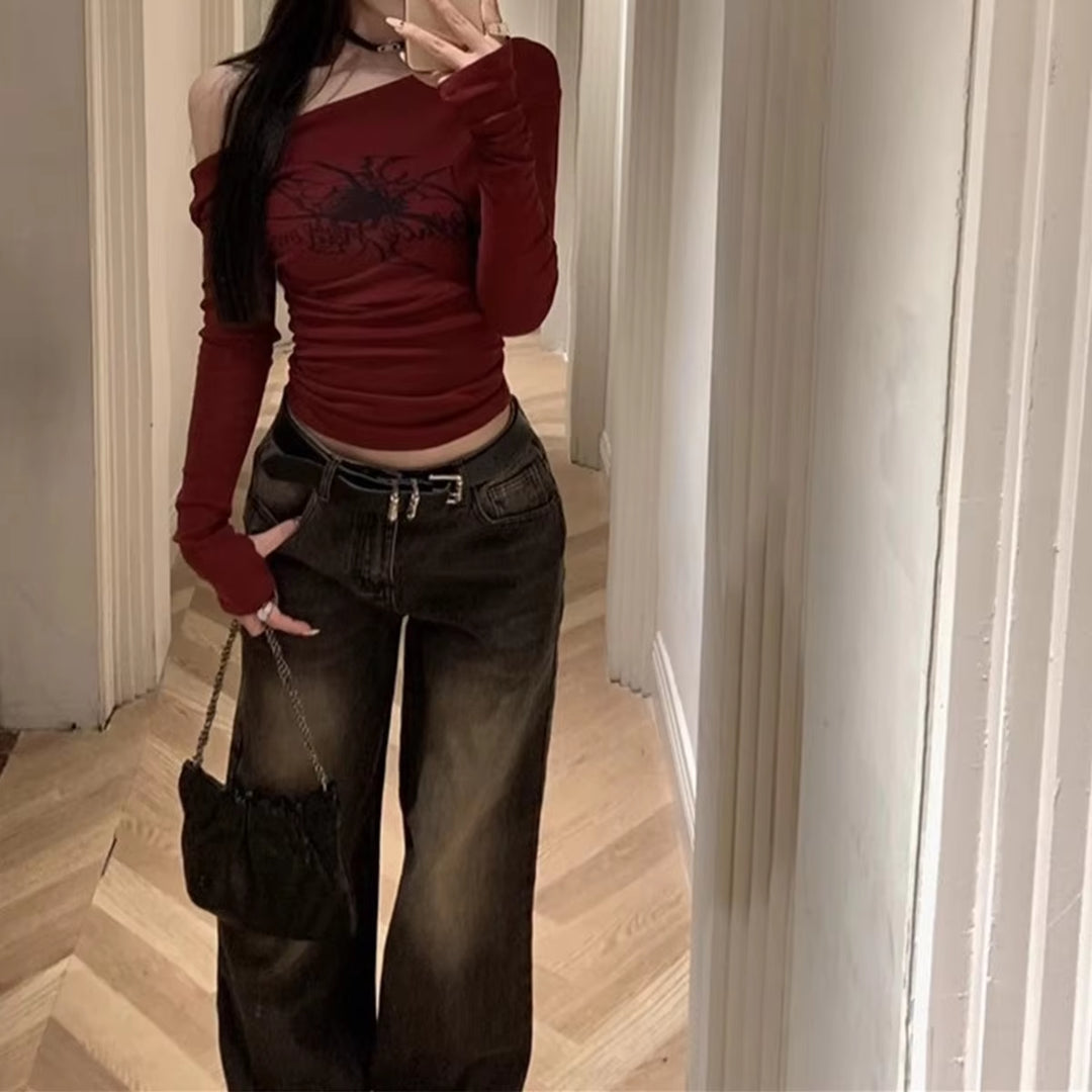 Gia Off-Shoulder Longsleeve Top