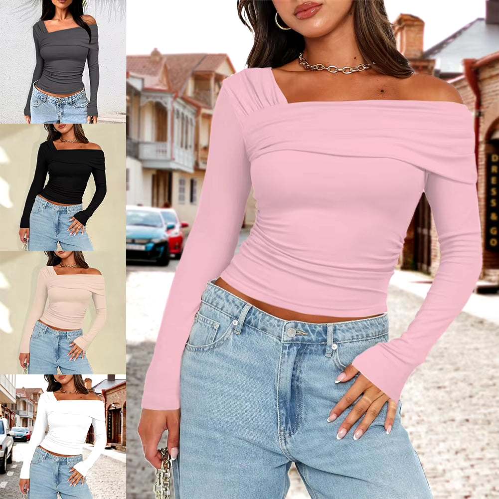 Dalia Off-Shoulder Asymmetrical Top