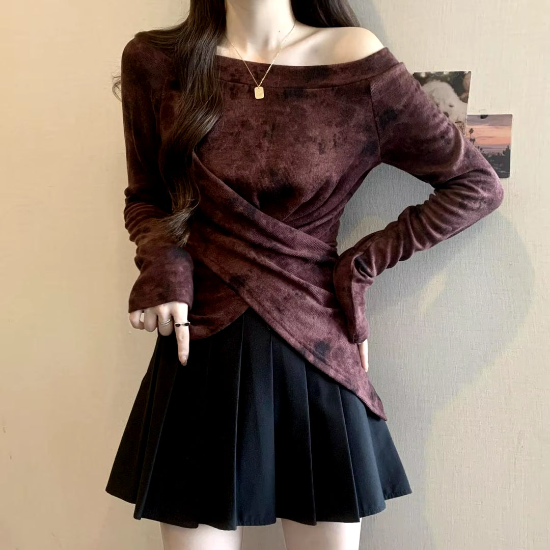 Ankela Snatched Off-Shoulder Top