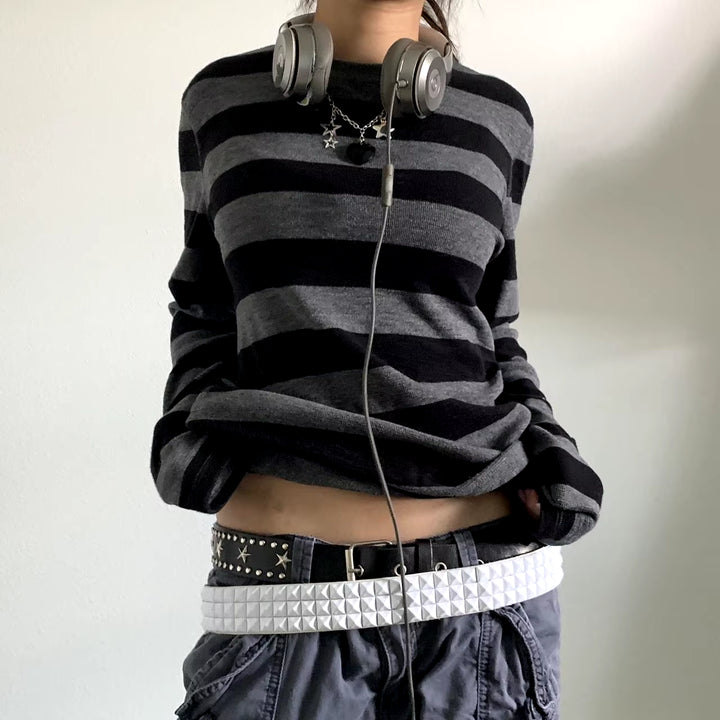 Rowan Oversized Striped Sweater
