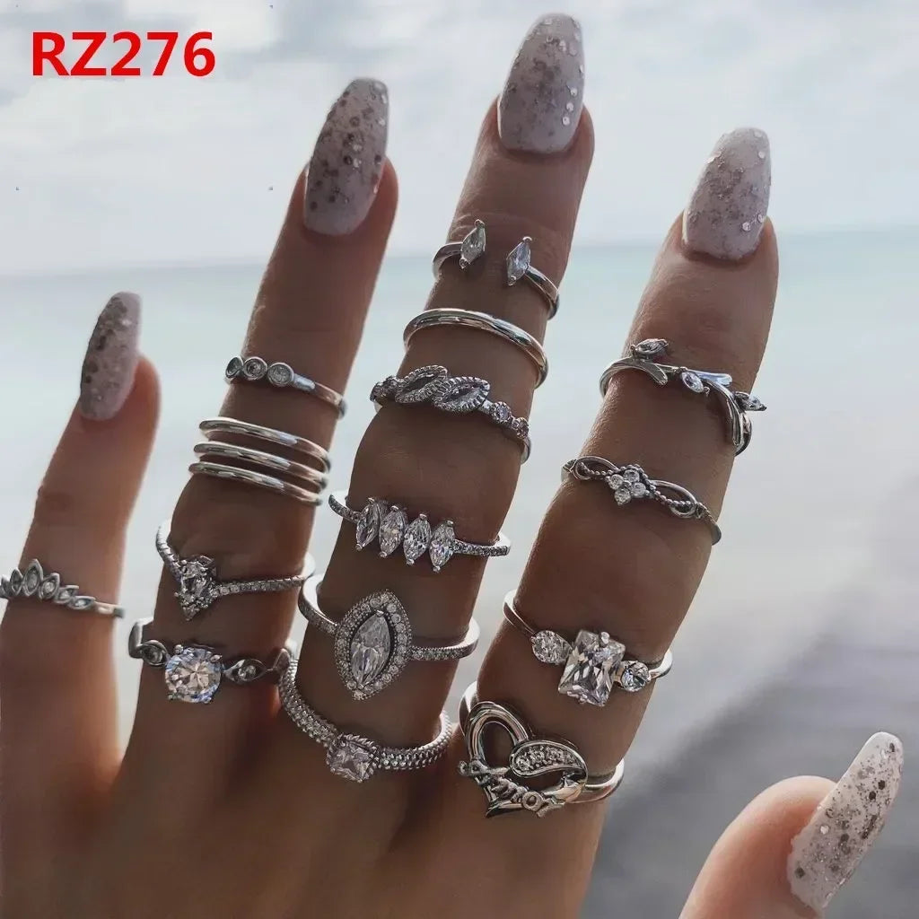 Marigold Ring Stacks