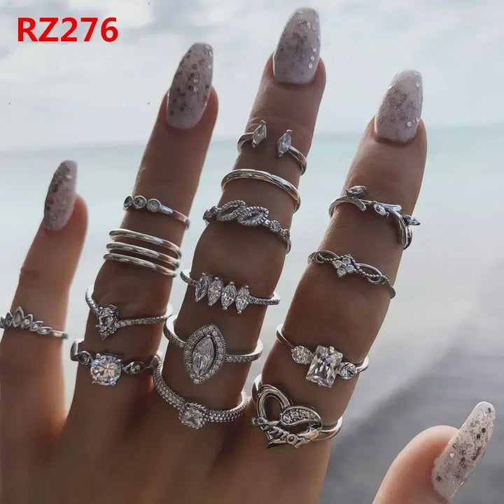 Marigold Ring Stacks