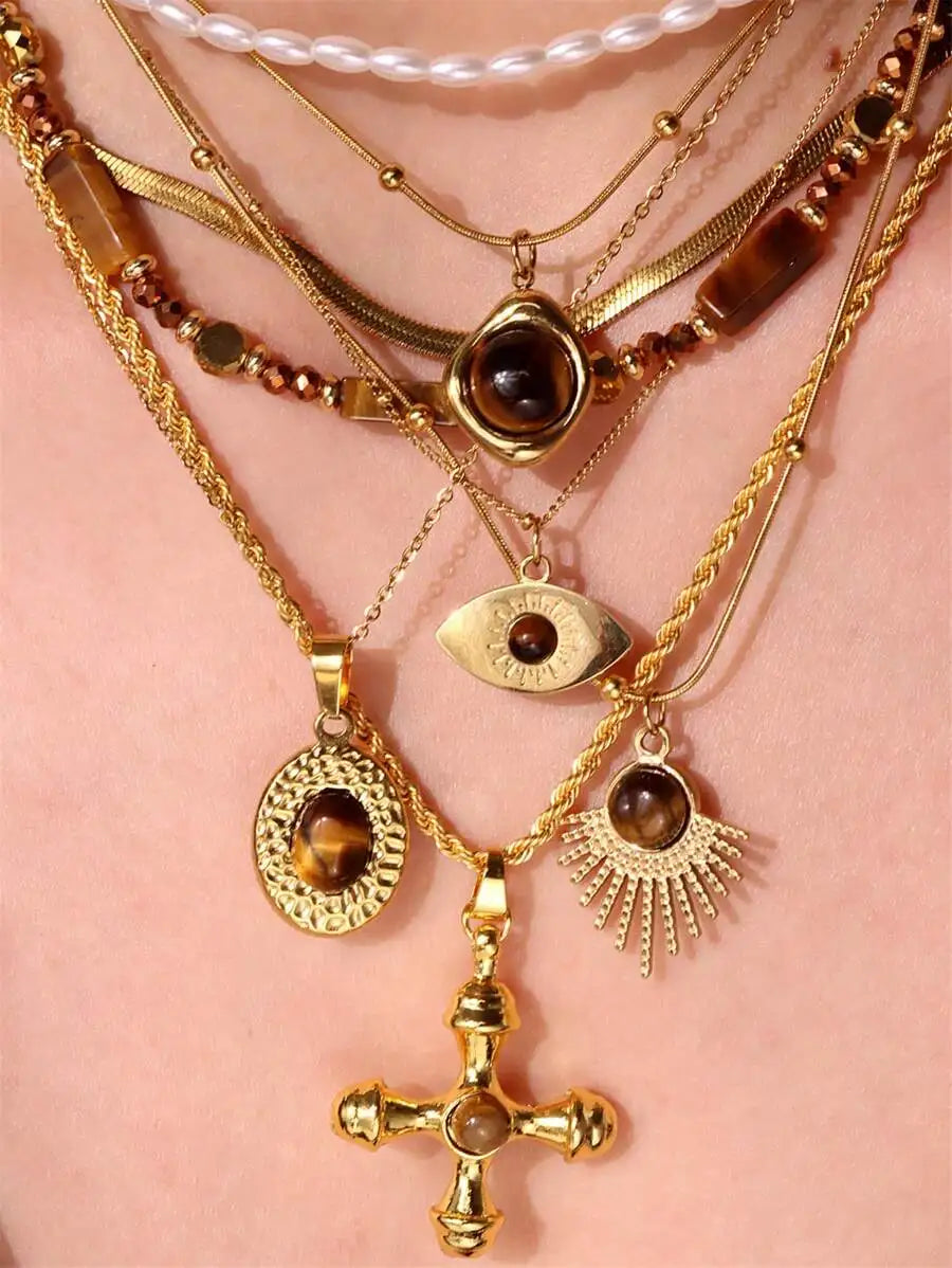 Phaedra Gem Pendant Necklaces