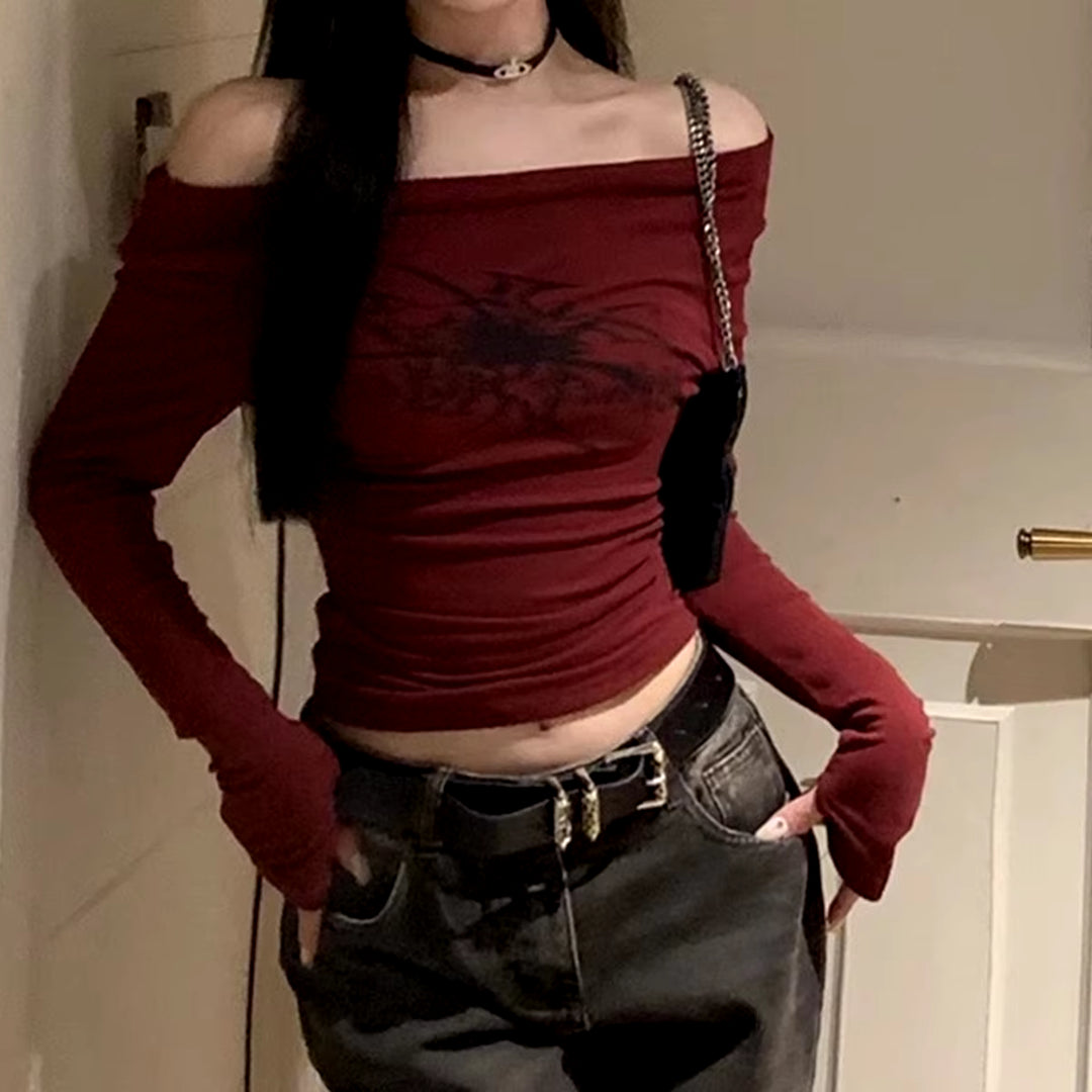 Gia Off-Shoulder Longsleeve Top