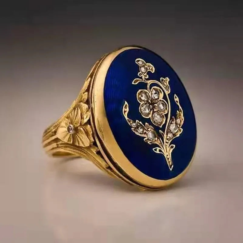 Honey Blue Royalty Rings