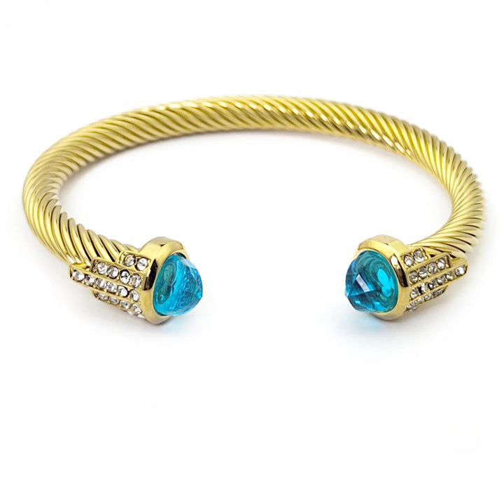Aphrodite Drip Mixed Metal Bracelet Stack