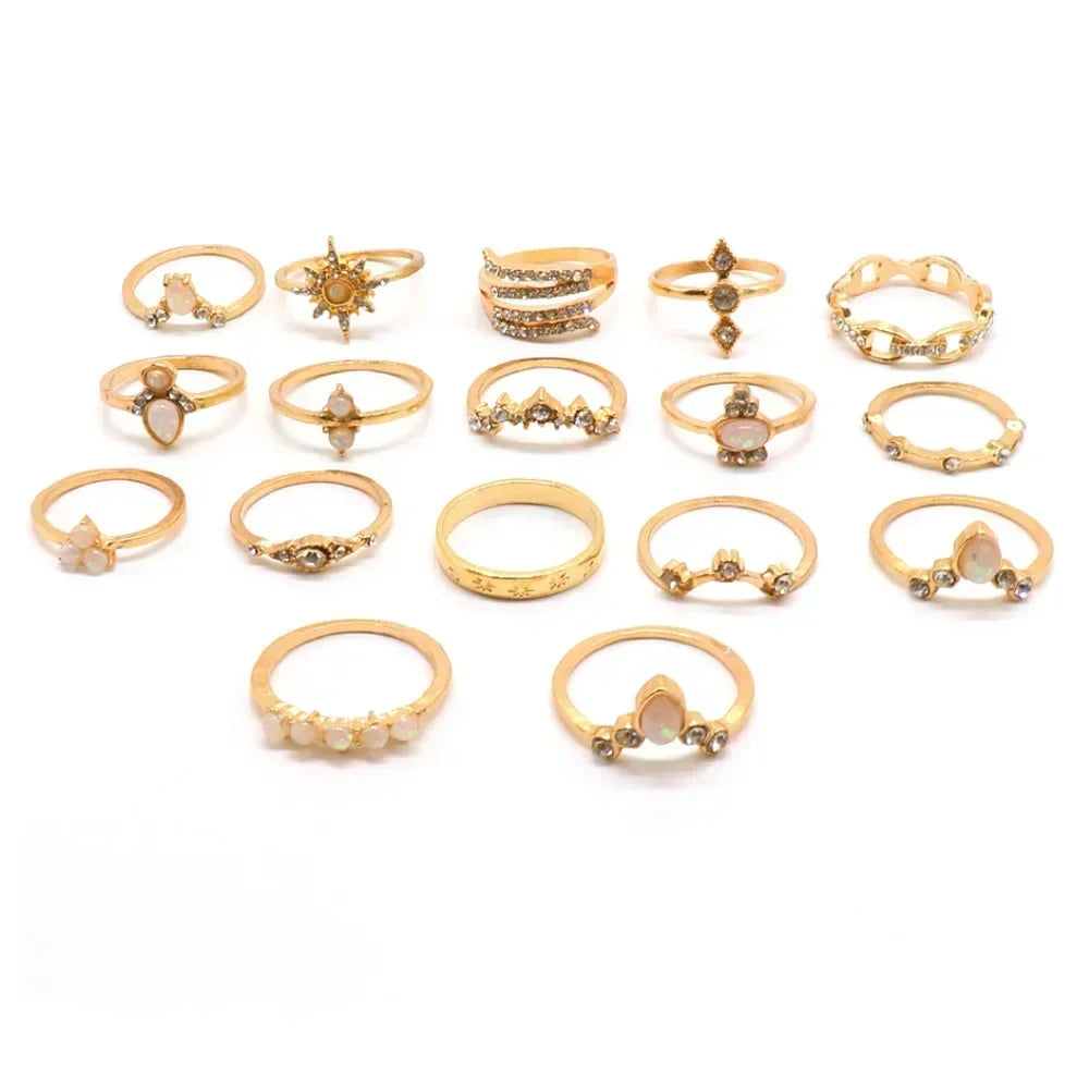 Marigold Ring Stacks