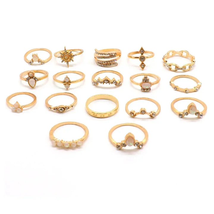 Marigold Ring Stacks