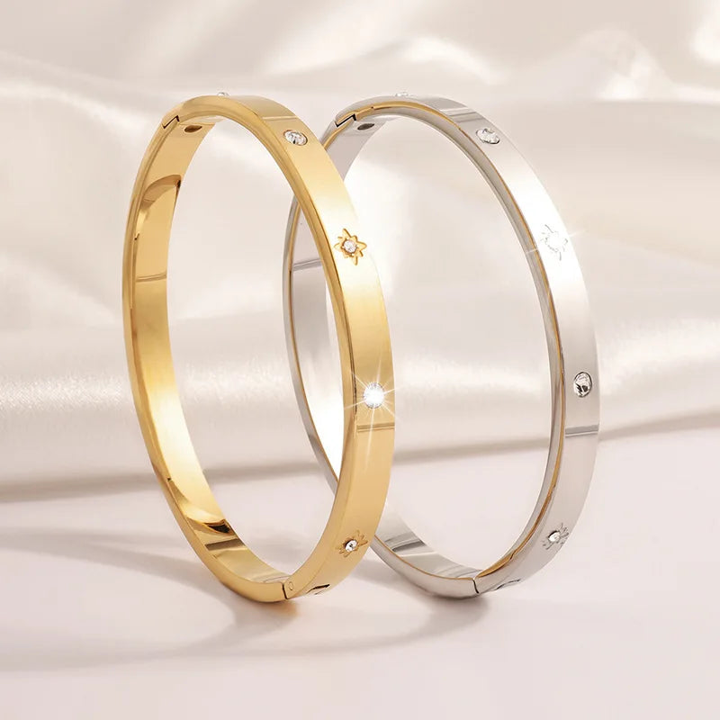 Ophelia Mixed Metal Bracelet Stack