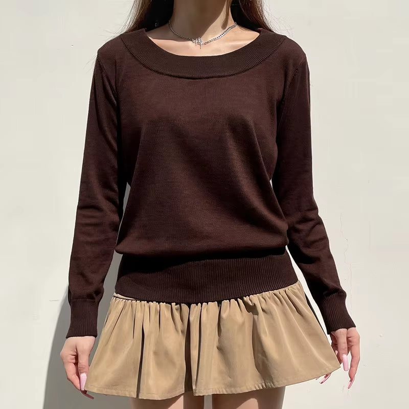 Emilia Espresso Sweater