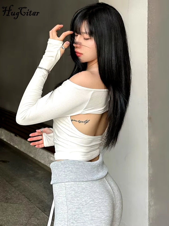 Esme Off-Shoulder Backless Top