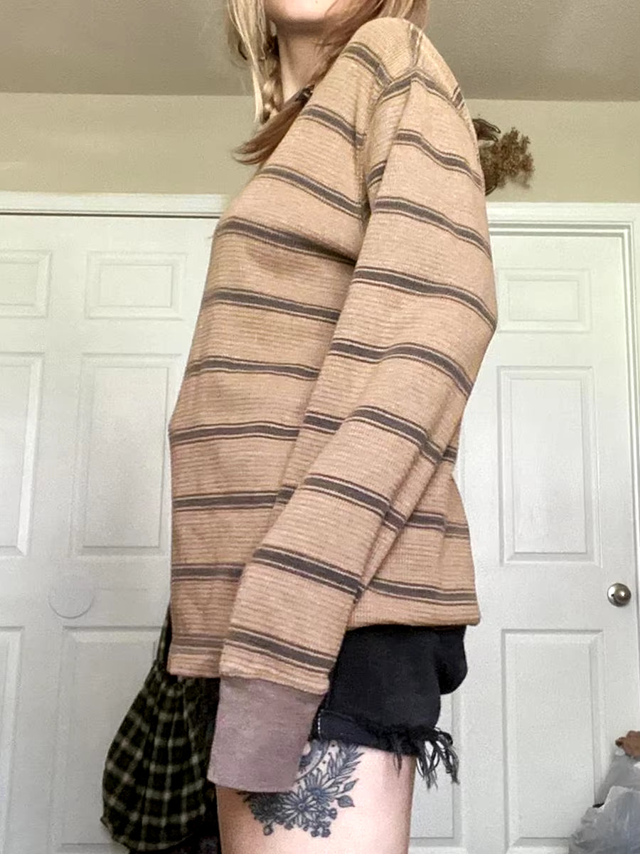 Rowan Oversized Striped Sweater