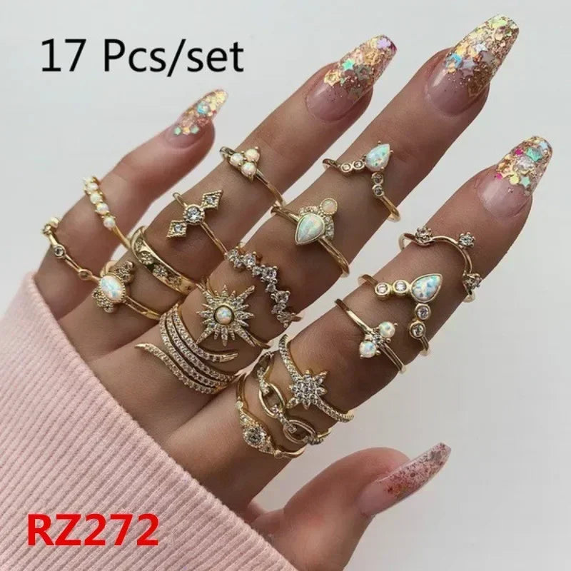 Marigold Ring Stacks