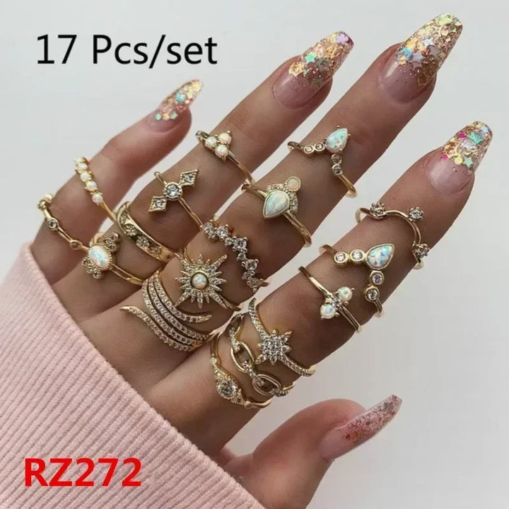Marigold Ring Stacks