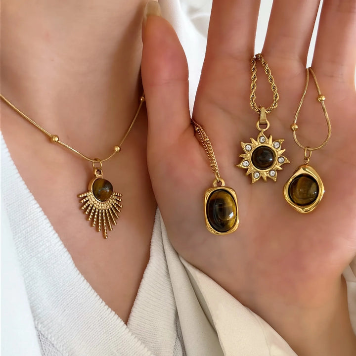 Phaedra Gem Pendant Necklaces