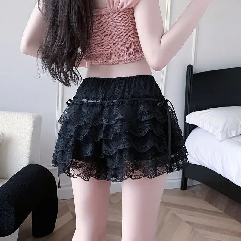 Coquette Queen Ruffle Shorts