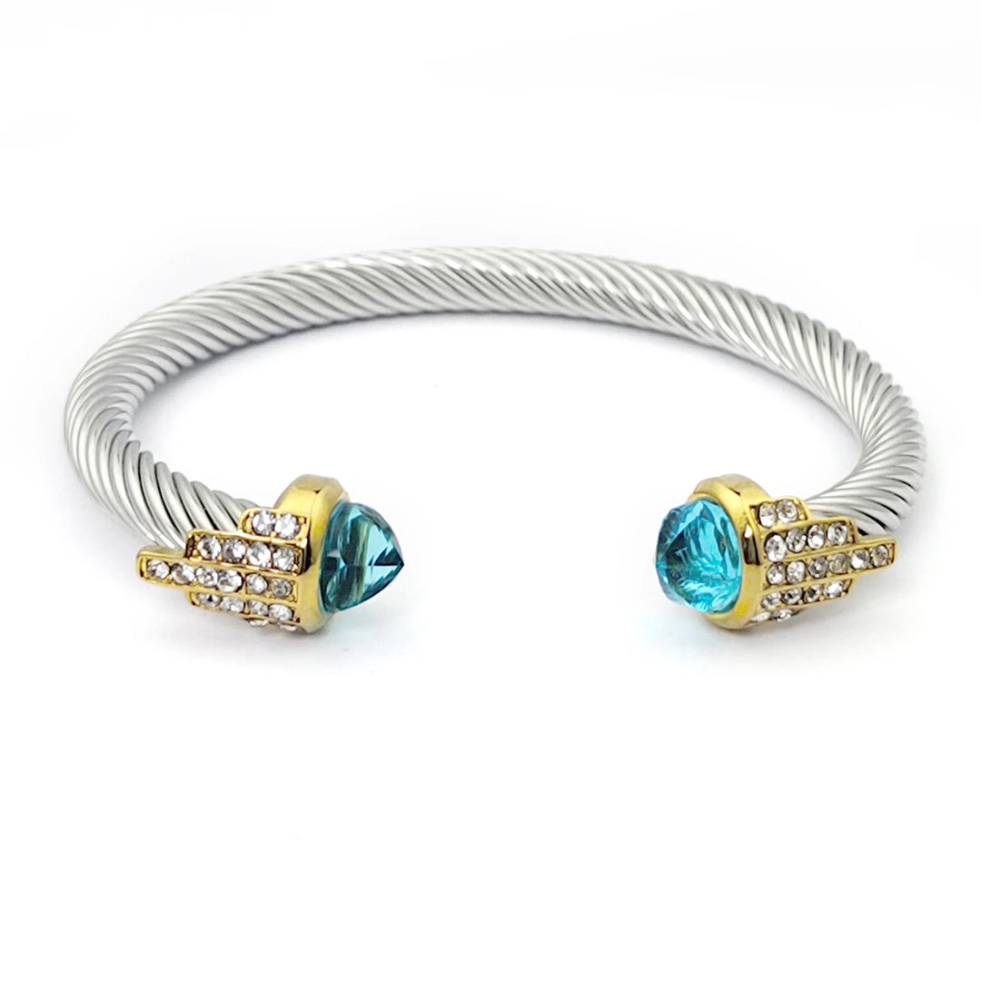 Aphrodite Drip Mixed Metal Bracelet Stack