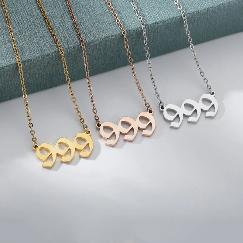 Delphine Angel Numbers Necklaces