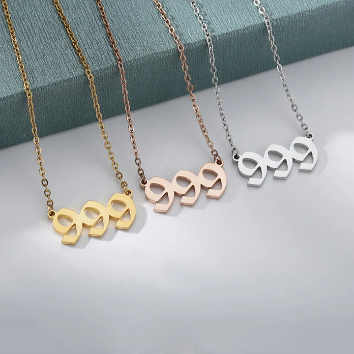 Delphine Angel Numbers Necklaces