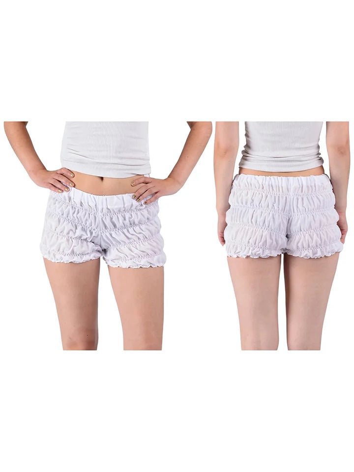 Summer Plaid Ruffle Shorts