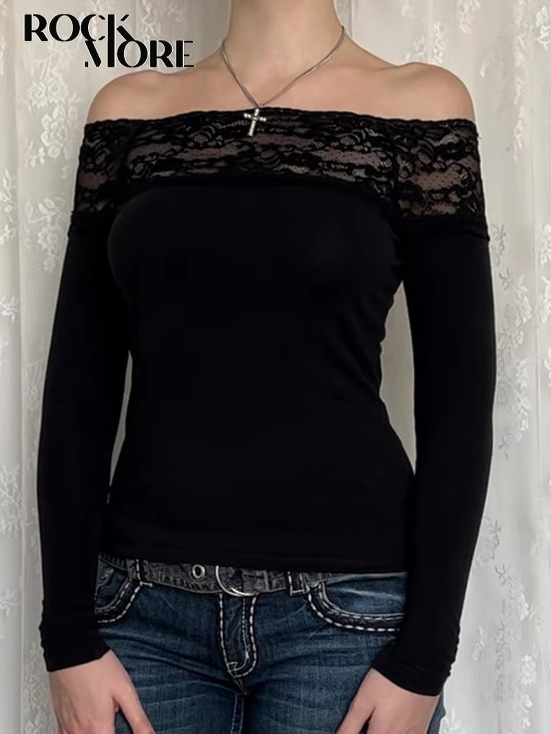 Sohana Lacey Off-Shoulder Top