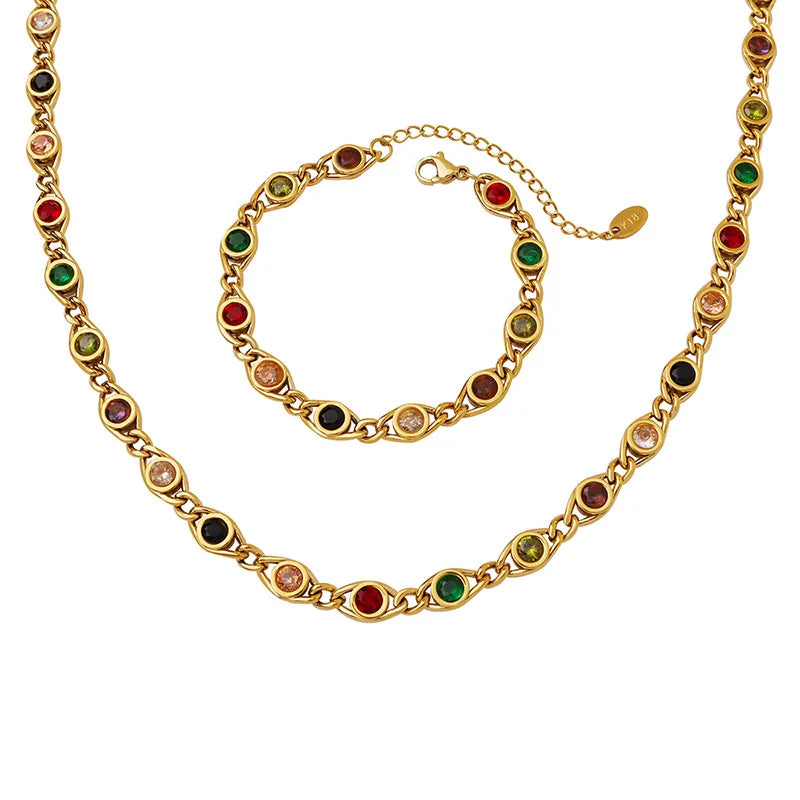 Eira Bracelet and Necklace Set