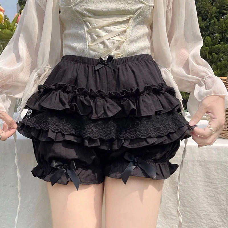 Hara Plush Ruffle Shorts 