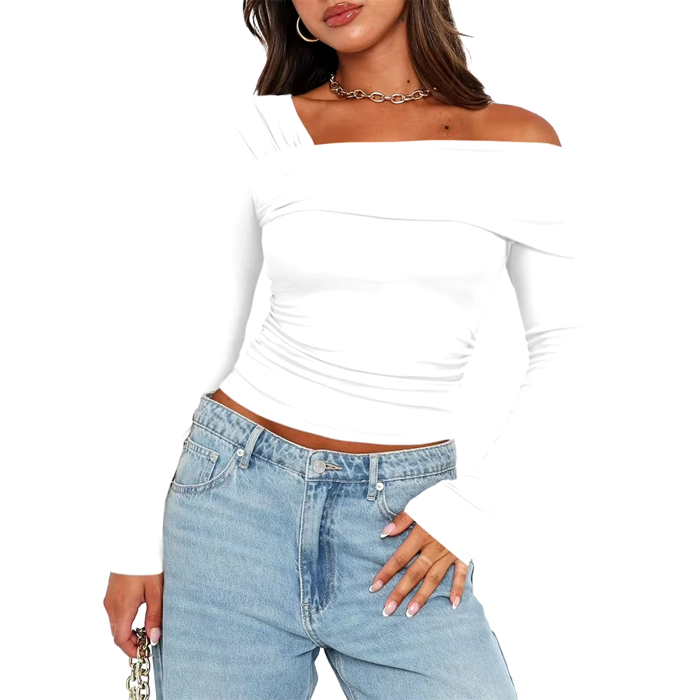 Dalia Off-Shoulder Asymmetrical Top