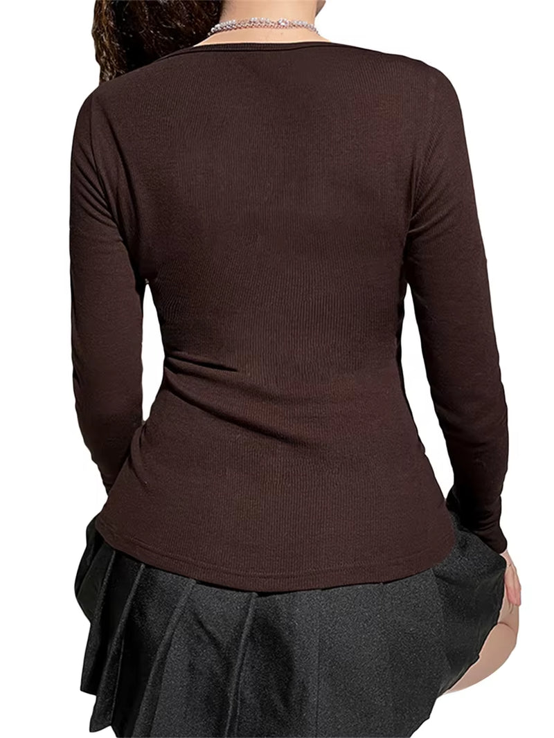 Ivy Ruffle Bowknot Top
