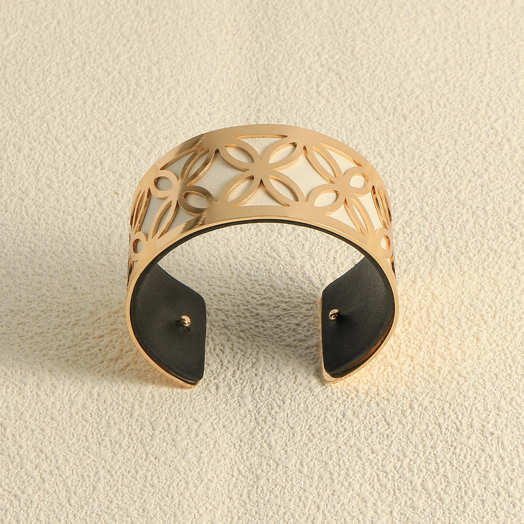 Lavinia Double-Sided Leather Bracelet Stacks
