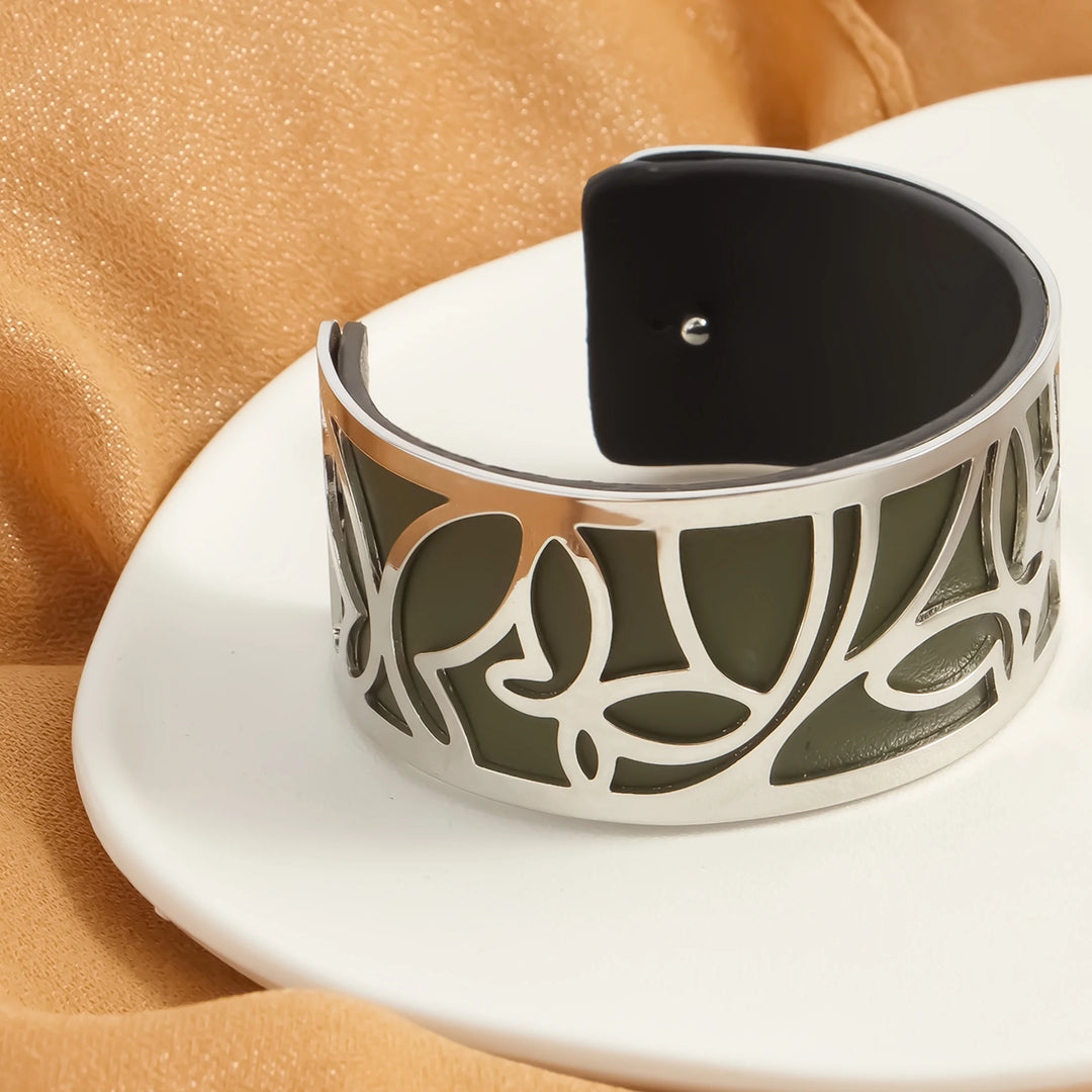 Lavinia Double-Sided Leather Bracelet Stacks
