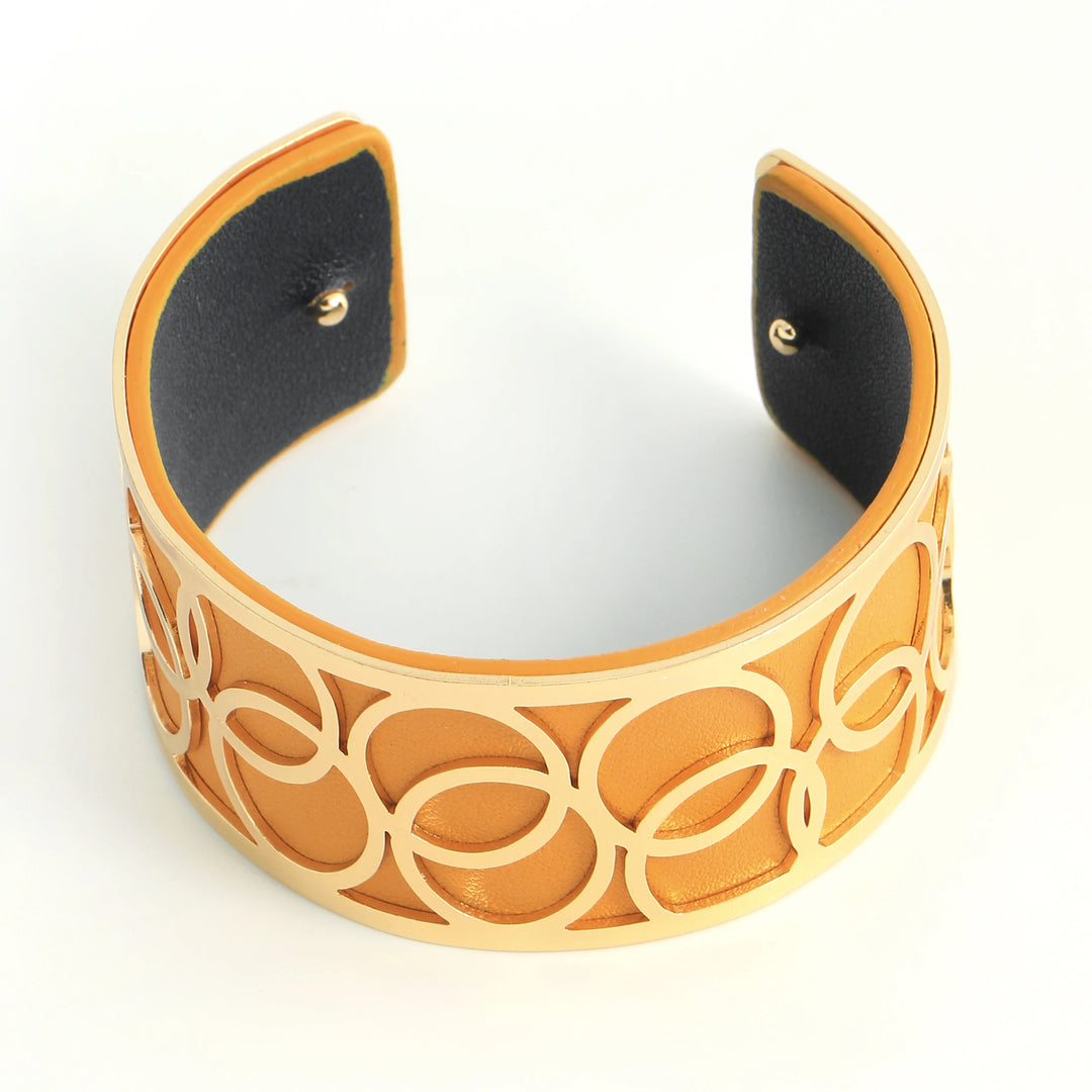 Lavinia Double-Sided Leather Bracelet Stacks