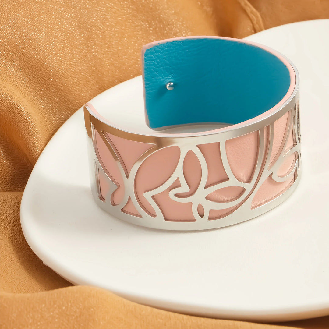 Lavinia Double-Sided Leather Bracelet Stacks