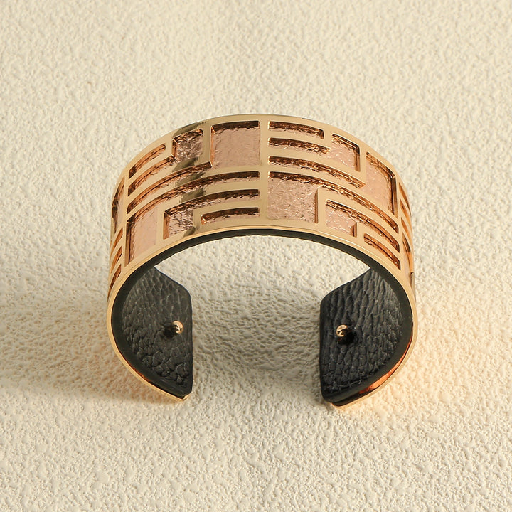 Lavinia Double-Sided Leather Bracelet Stacks