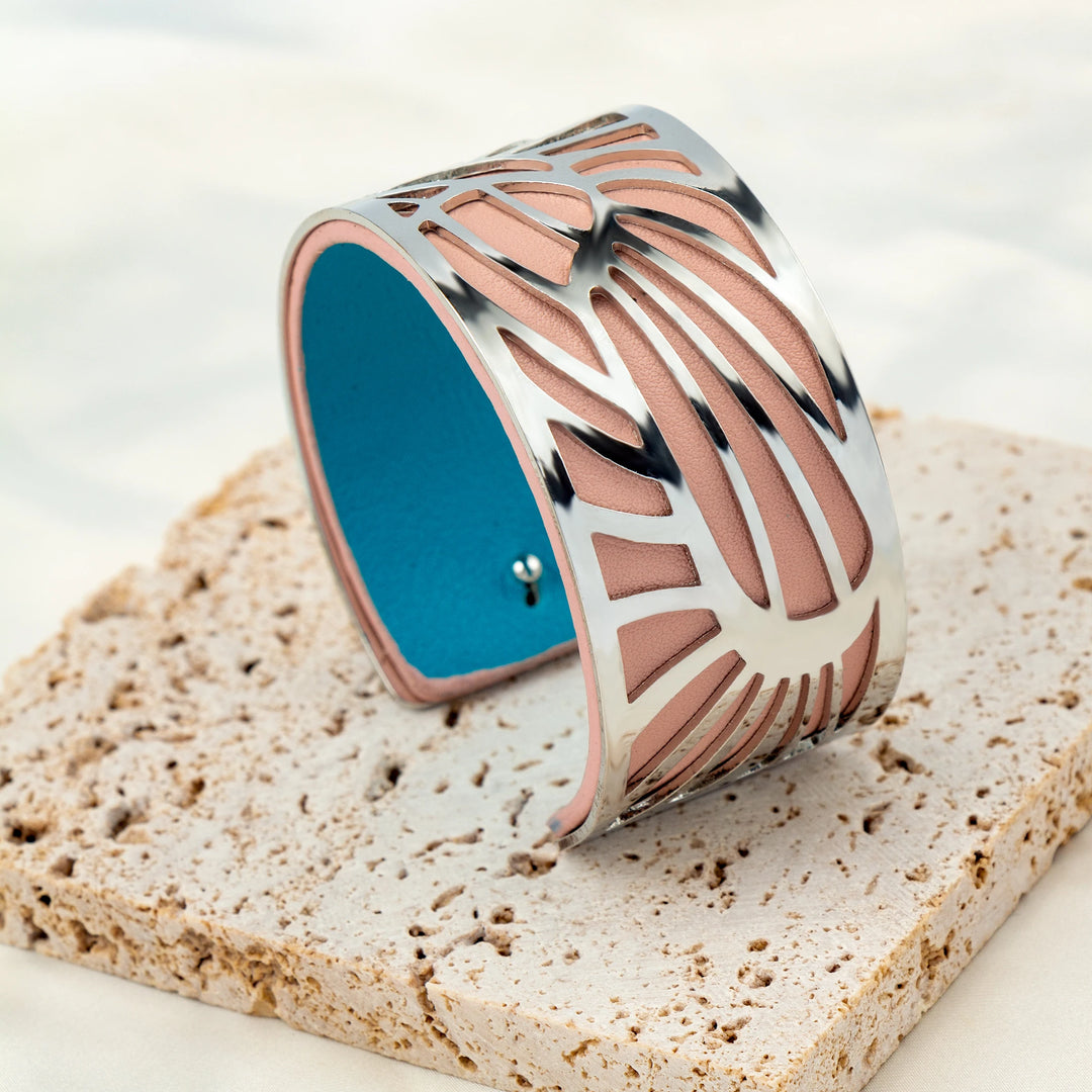 Lavinia Double-Sided Leather Bracelet Stacks