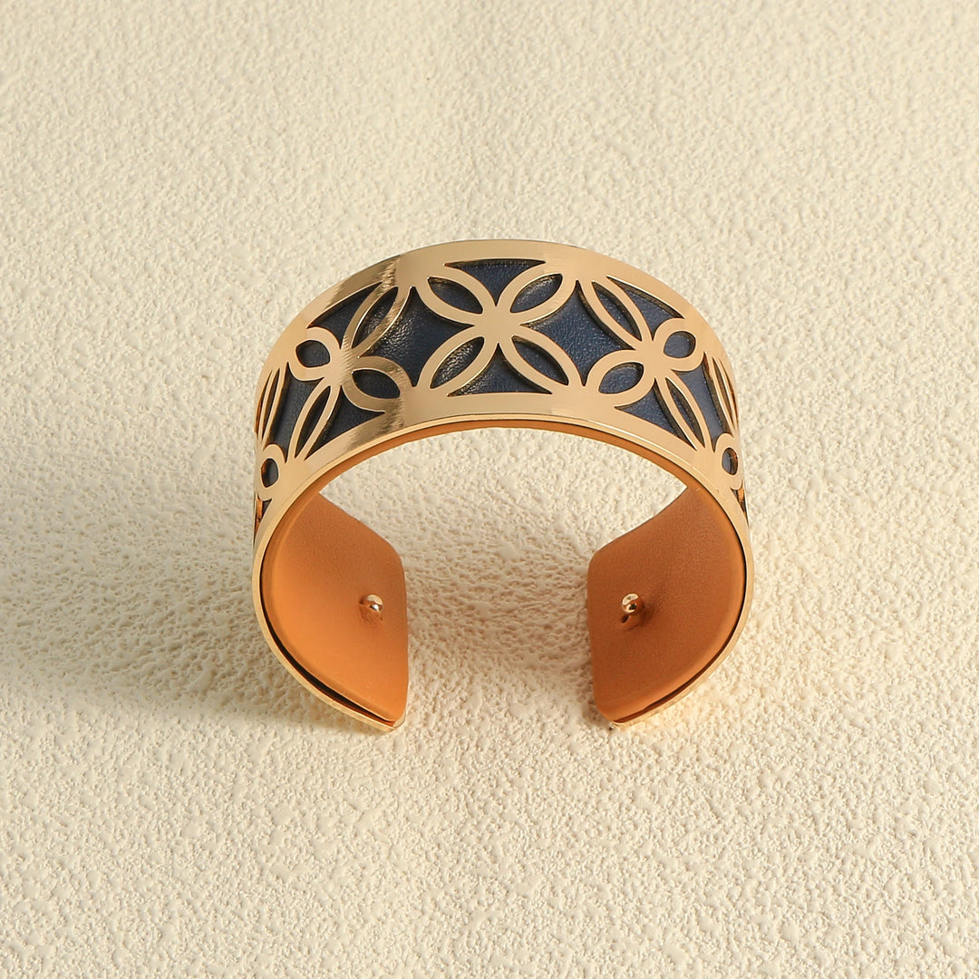 Lavinia Double-Sided Leather Bracelet Stacks