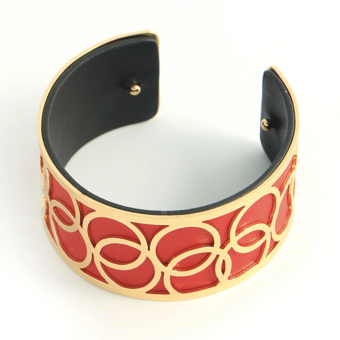 Lavinia Double-Sided Leather Bracelet Stacks