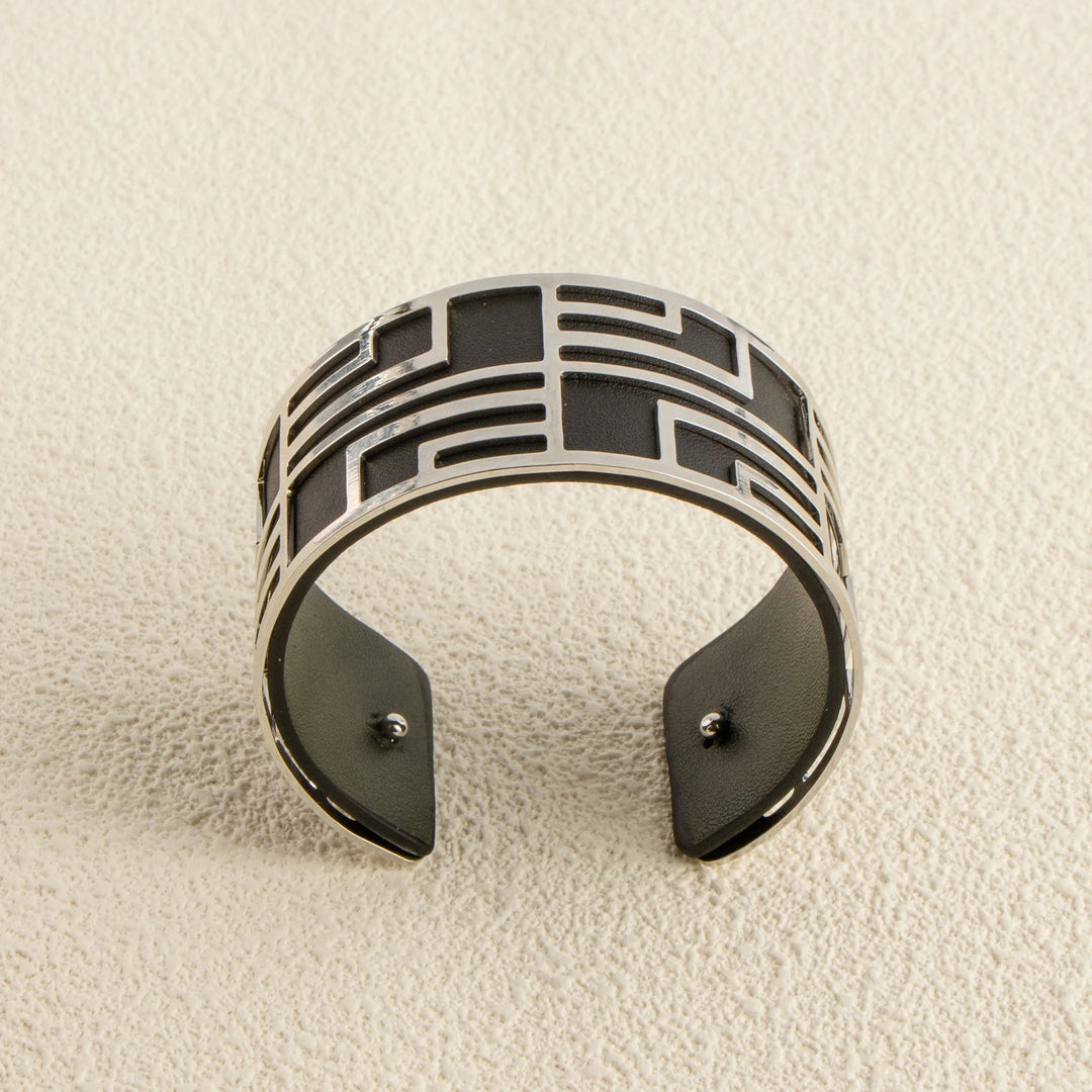 Lavinia Double-Sided Leather Bracelet Stacks