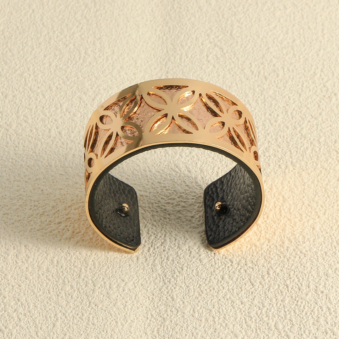 Lavinia Double-Sided Leather Bracelet Stacks