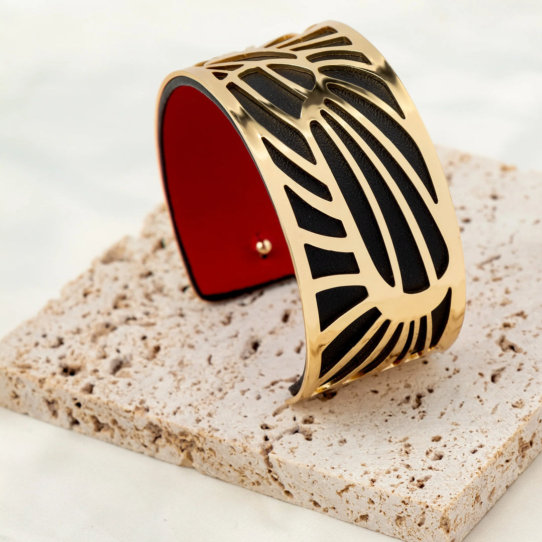 Lavinia Double-Sided Leather Bracelet Stacks