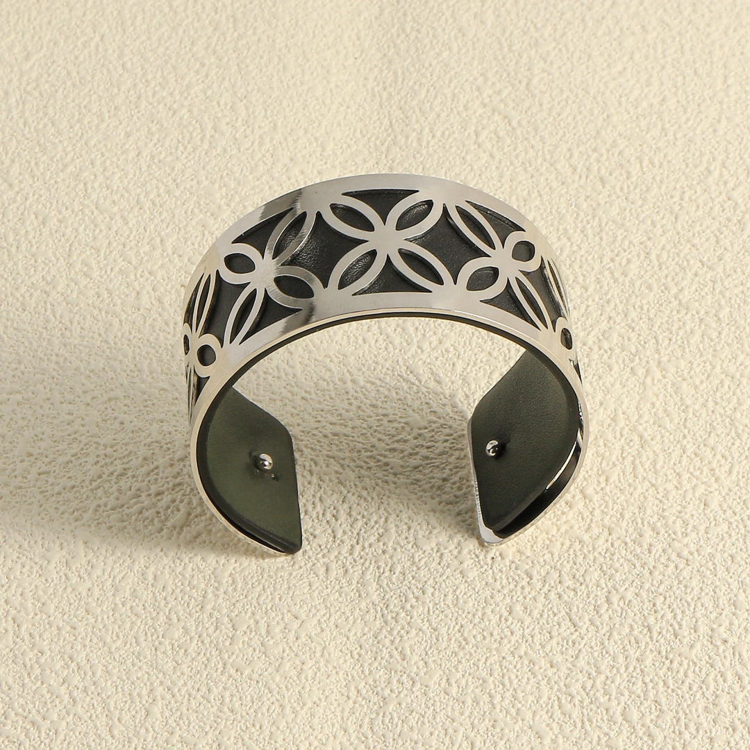 Lavinia Double-Sided Leather Bracelet Stacks