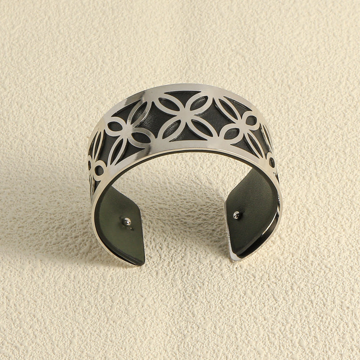 Lavinia Double-Sided Leather Bracelet Stacks
