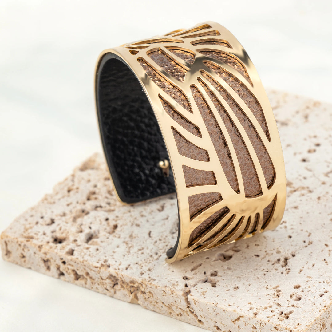 Lavinia Double-Sided Leather Bracelet Stacks