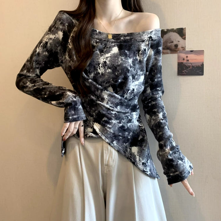 Ankela Snatched Off-Shoulder Top