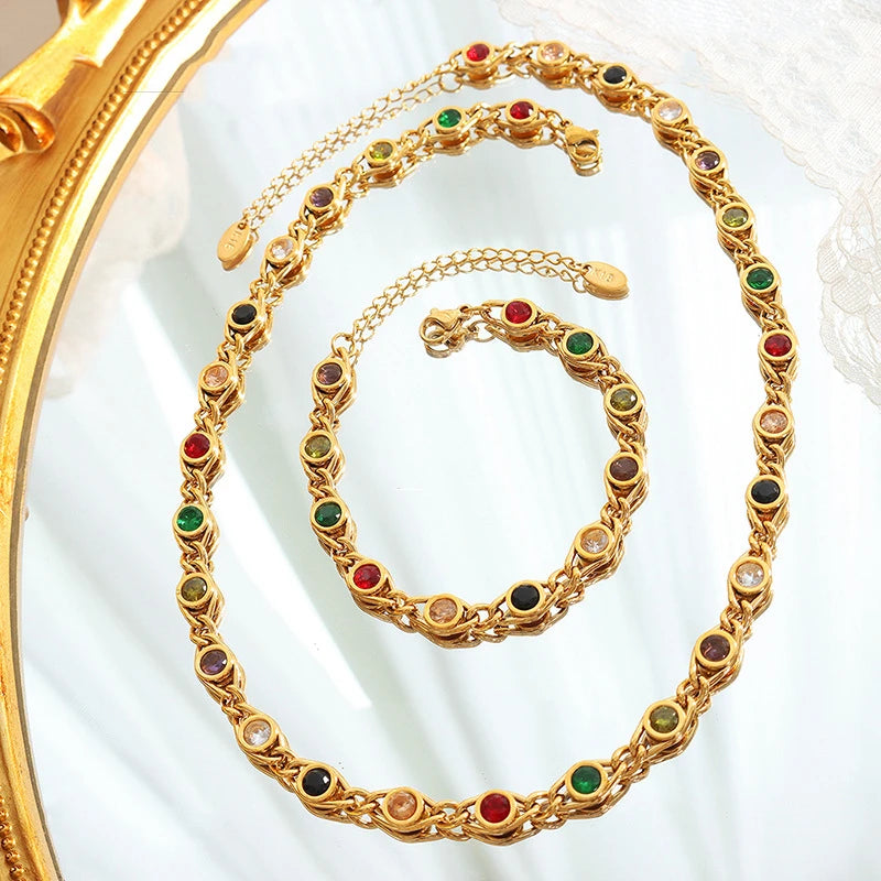 Eira Bracelet and Necklace Set
