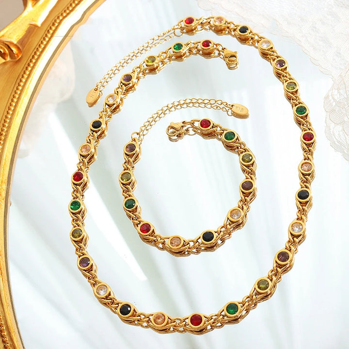Eira Bracelet and Necklace Set